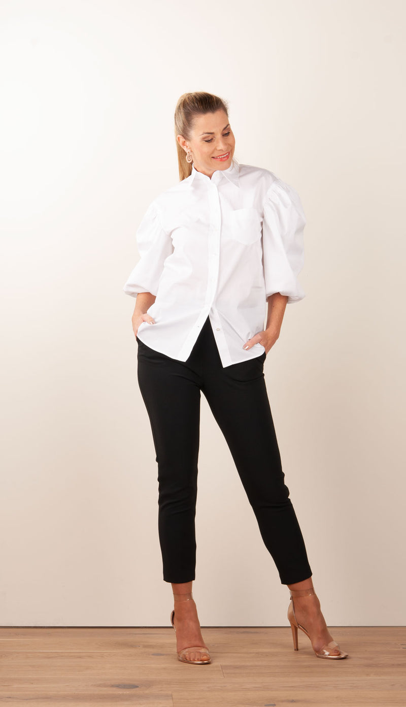 Bluse Weiß