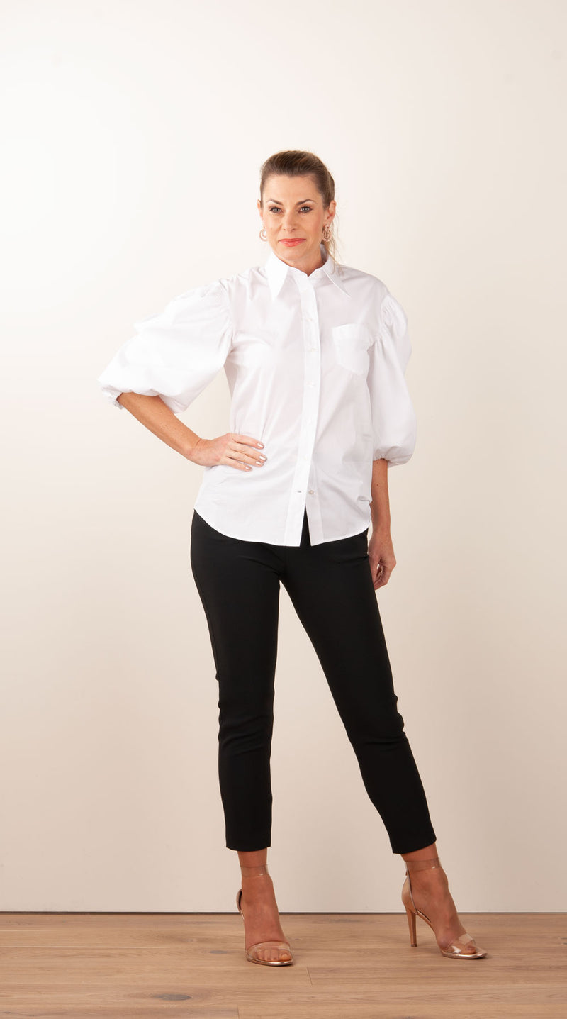Bluse Weiß