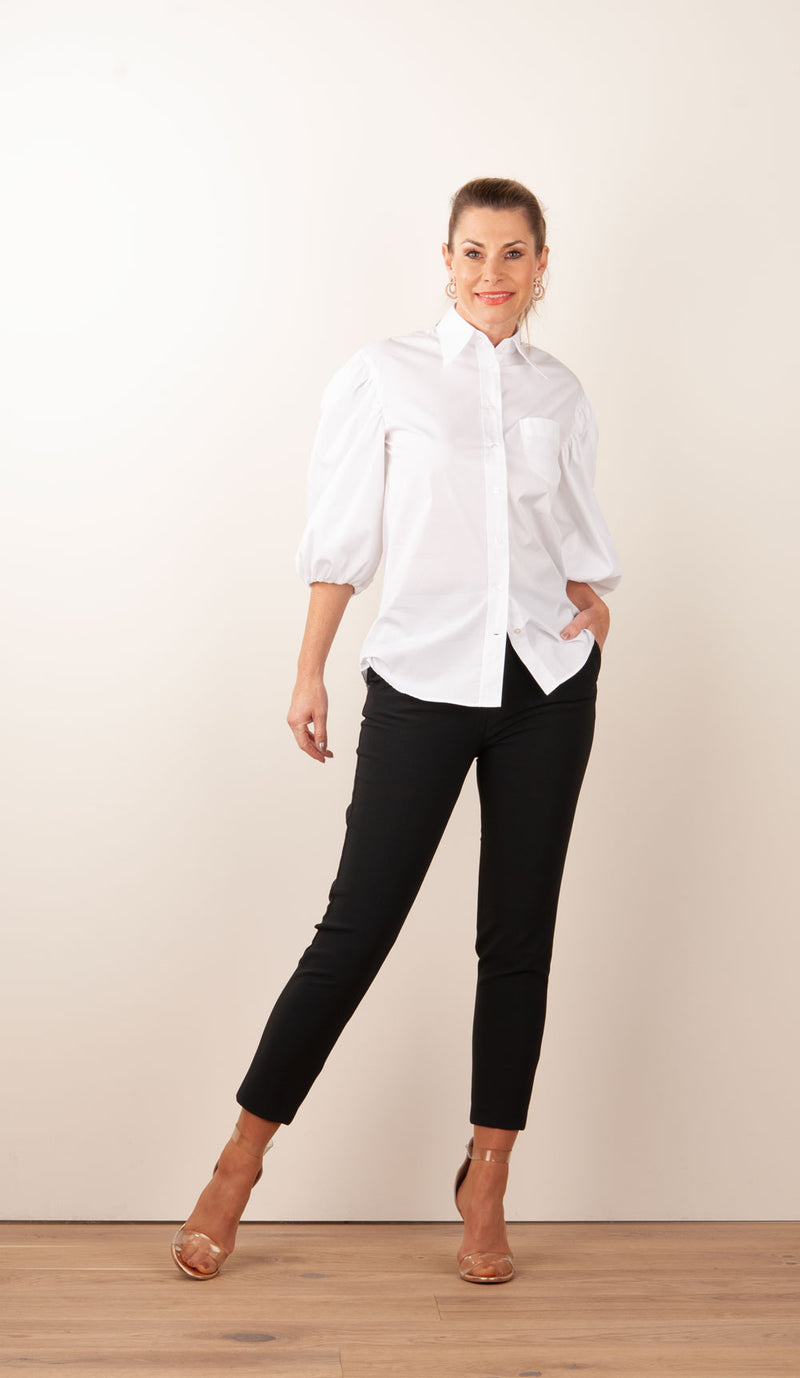 Bluse Weiß