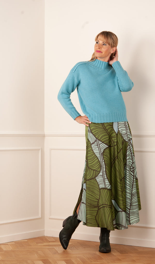 Kaschmir Pullover Aqua - myElisa GmbH