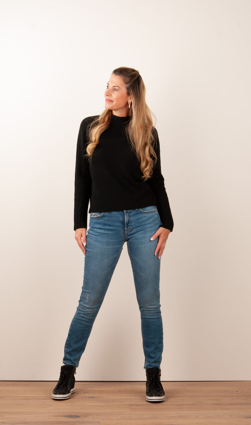 Kaschmir Pullover Schwarz