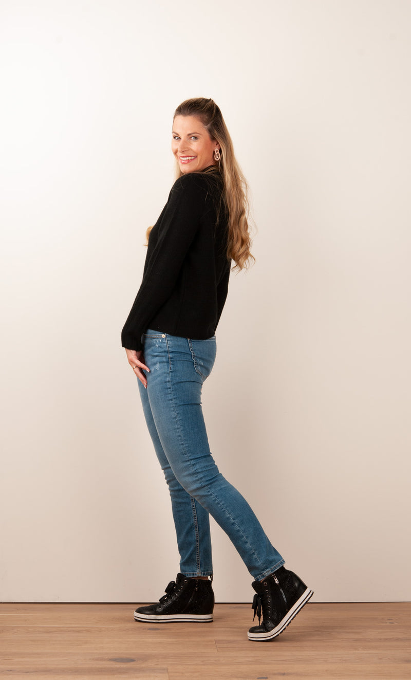 Kaschmir Pullover Schwarz