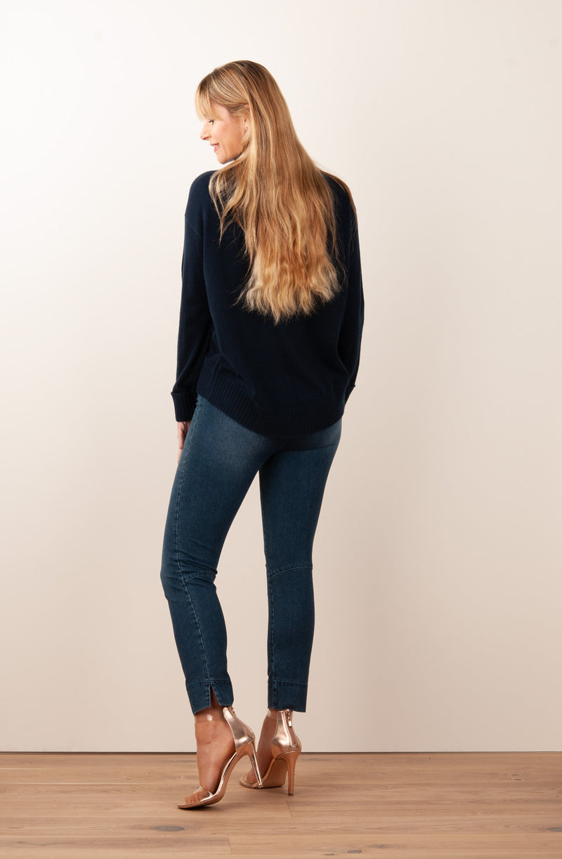 Kaschmir Pullover Dunkelblau - myElisa GmbH
