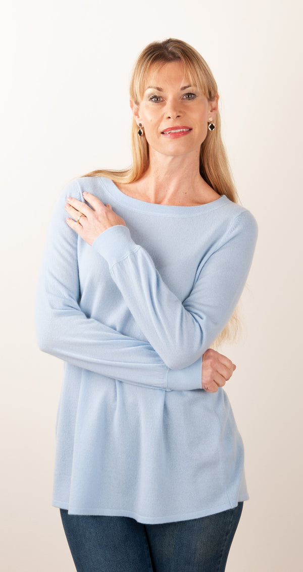 Kaschmir Pullover Hellblau - myElisa GmbH