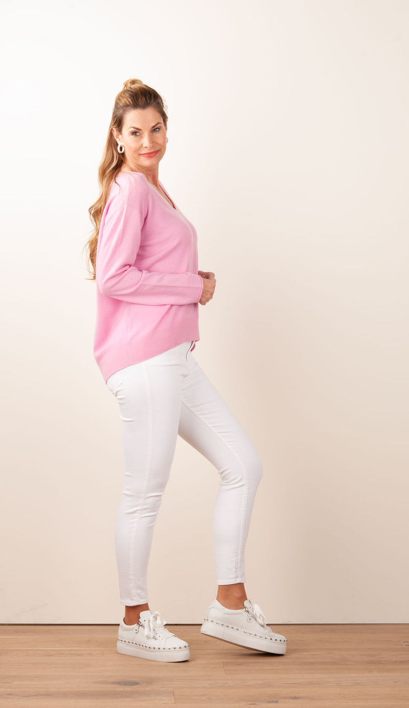 Kaschmir Pullover Pink
