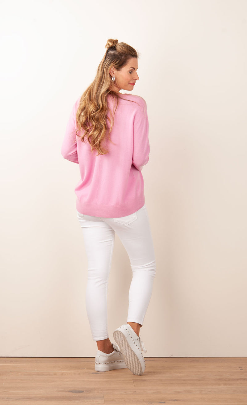 Kaschmir Pullover Pink