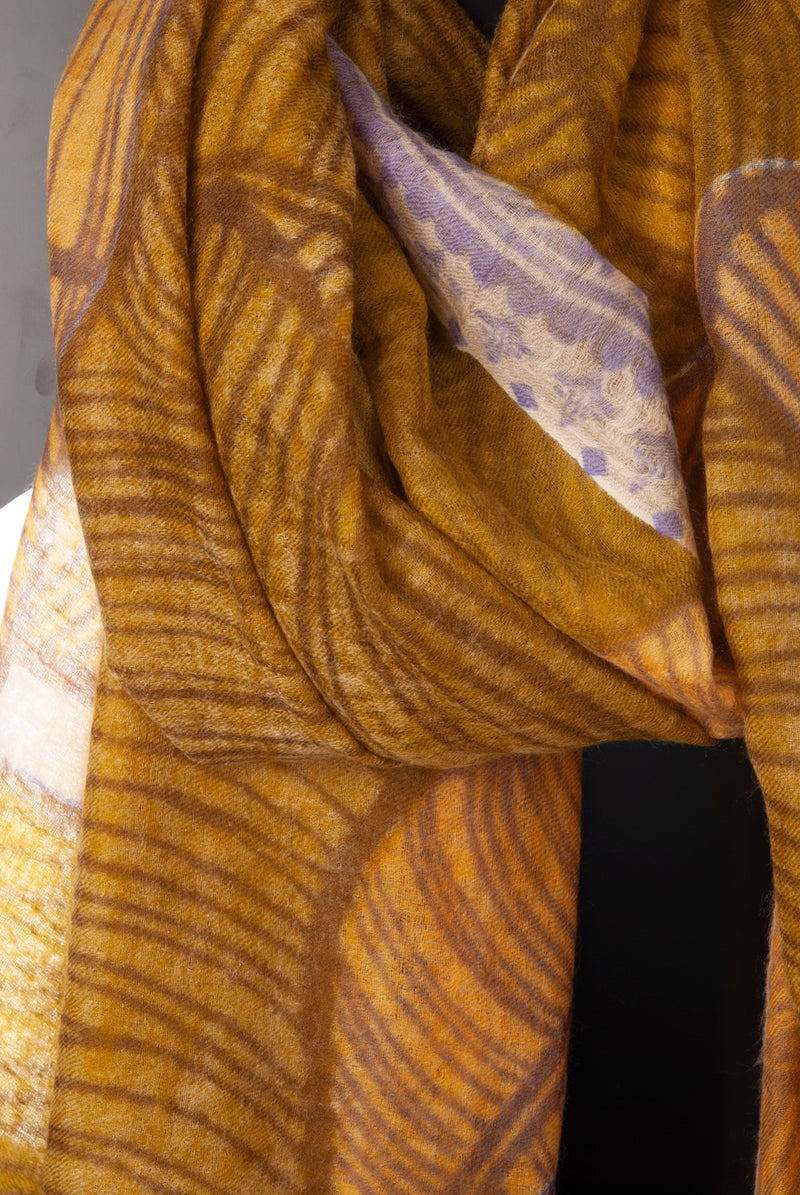 Schal Gelb | Lila | Multicolor - myElisa GmbH