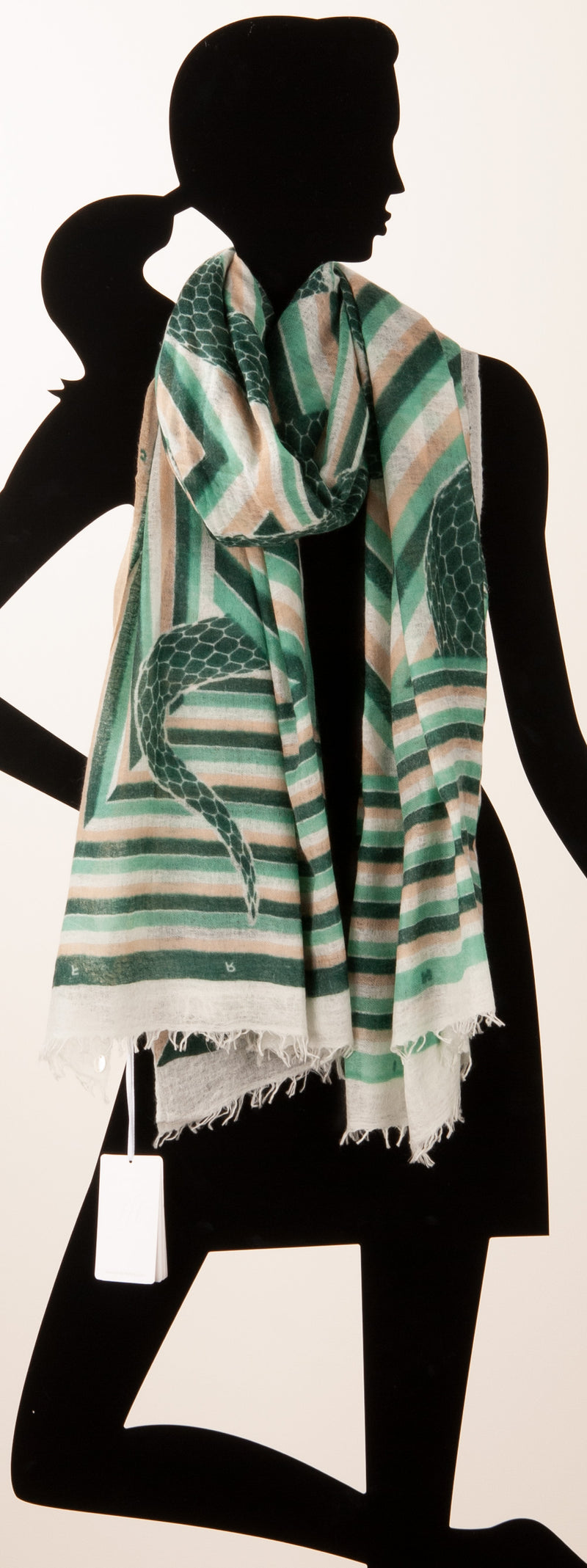 Friendly Hunting Schal Grün | Beige | Multicolor