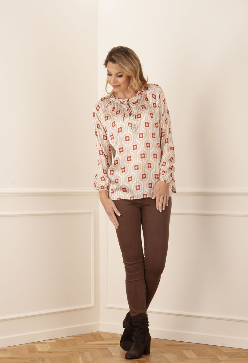 Blusenshirt „Blumen“ Mint | Multicolor - myElisa GmbH