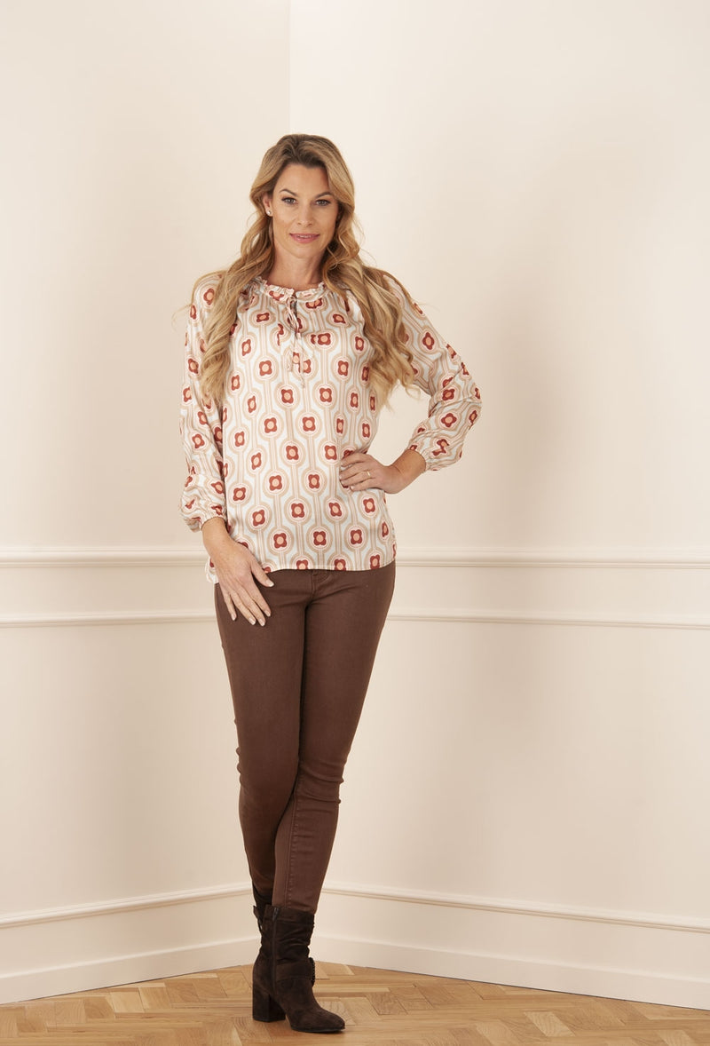 Blusenshirt „Blumen“ Mint | Multicolor - myElisa GmbH