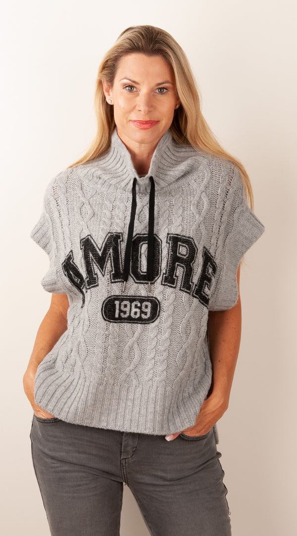 Pullover „Amore“ Grau