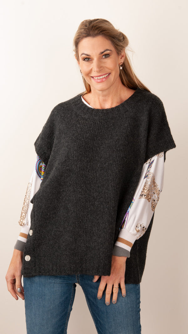 Pullover Anthrazit