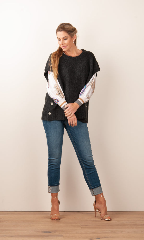 Pullover Anthrazit