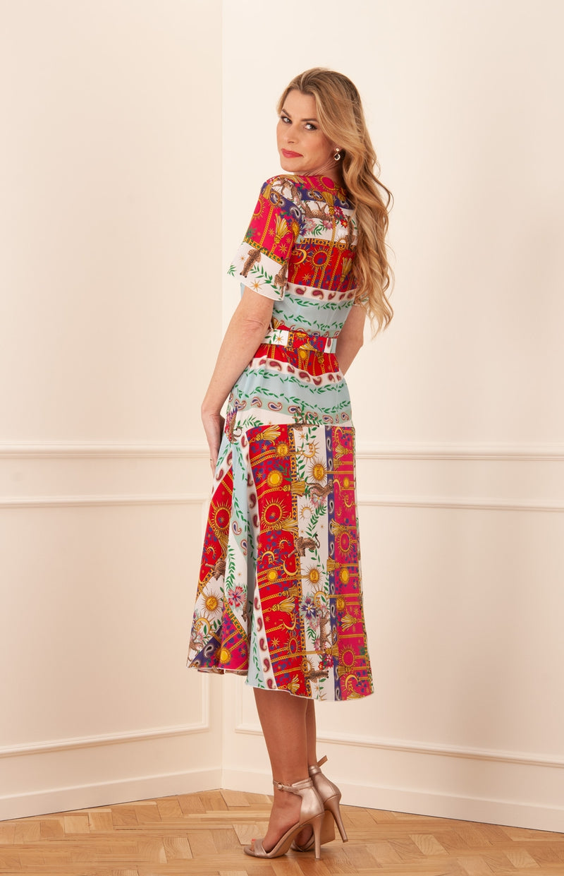 Kleid „Westminster 2“ Rot | Multicolor - myElisa GmbH