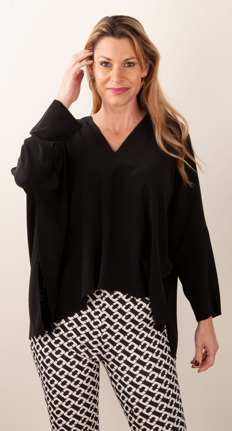 Blusenshirt „Goldie“ Schwarz - myElisa GmbH