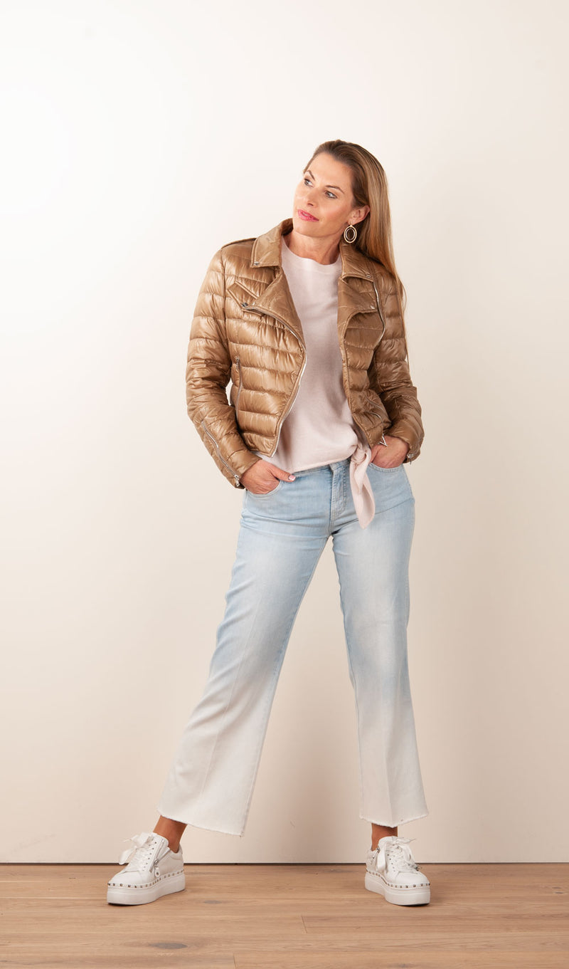Leichte Daunenjacke Camel