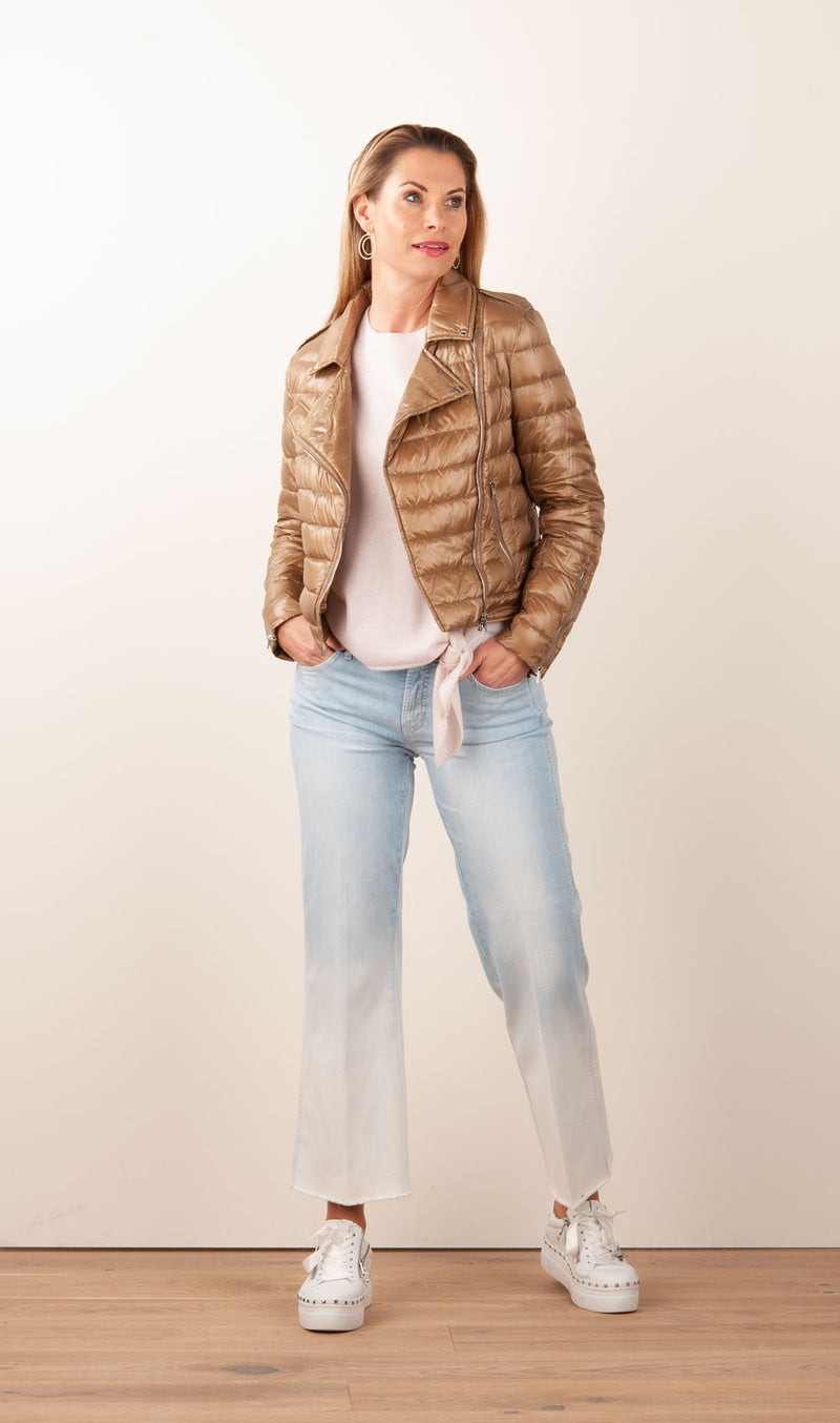 Leichte Daunenjacke Camel