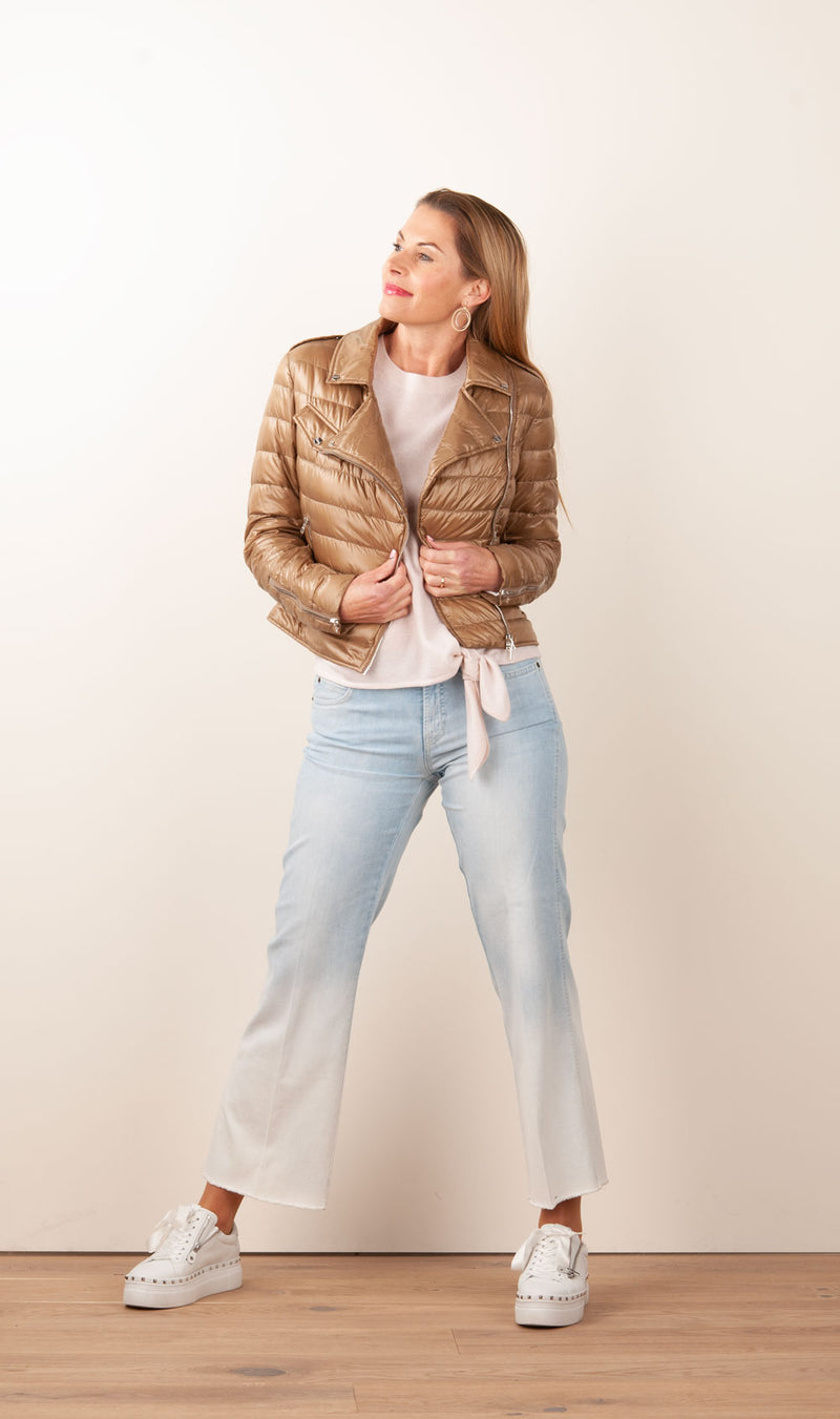 Leichte Daunenjacke Camel