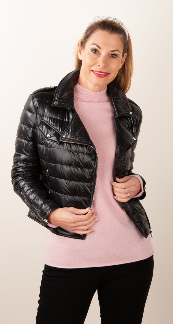 Leichte Daunenjacke Schwarz