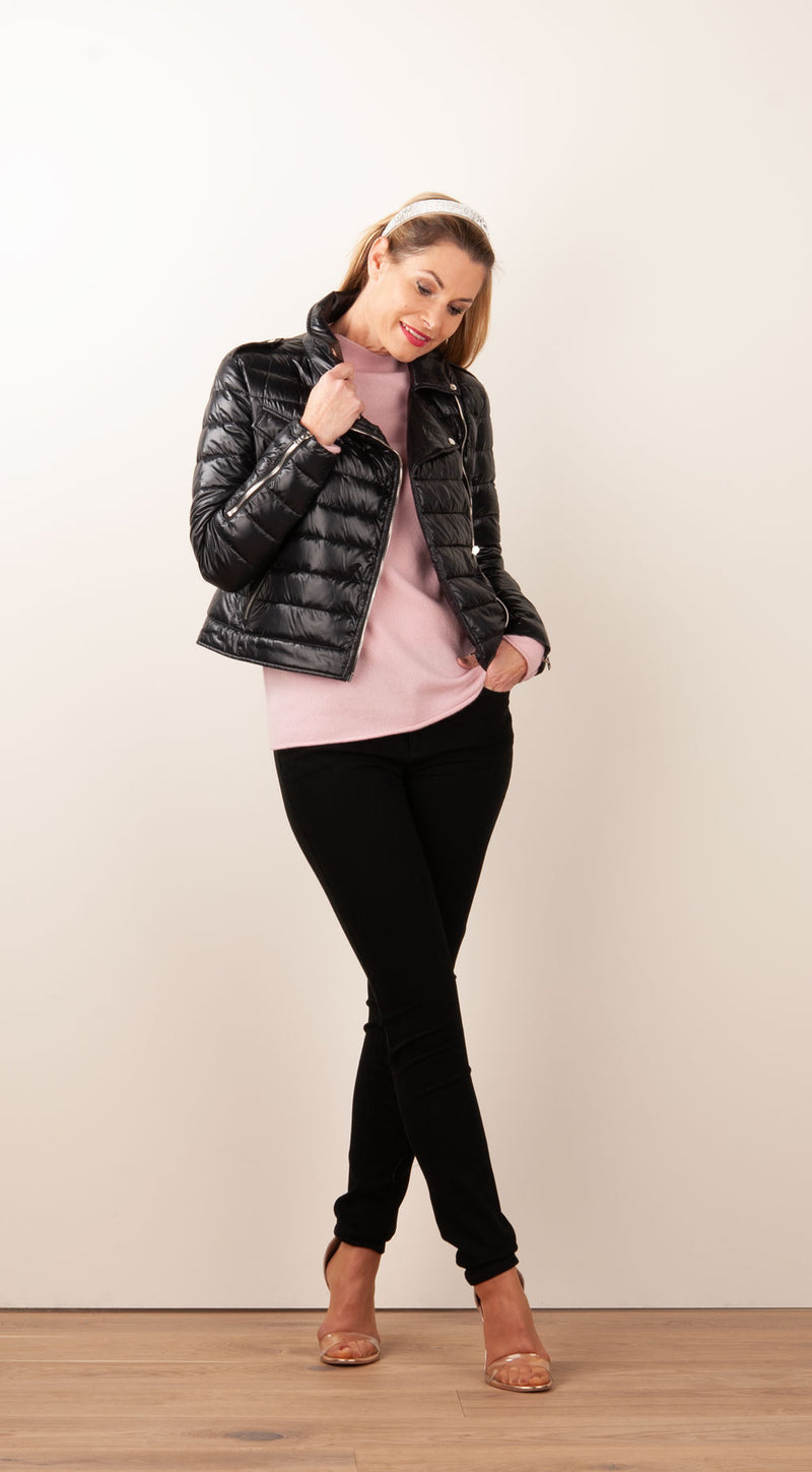 Leichte Daunenjacke Schwarz