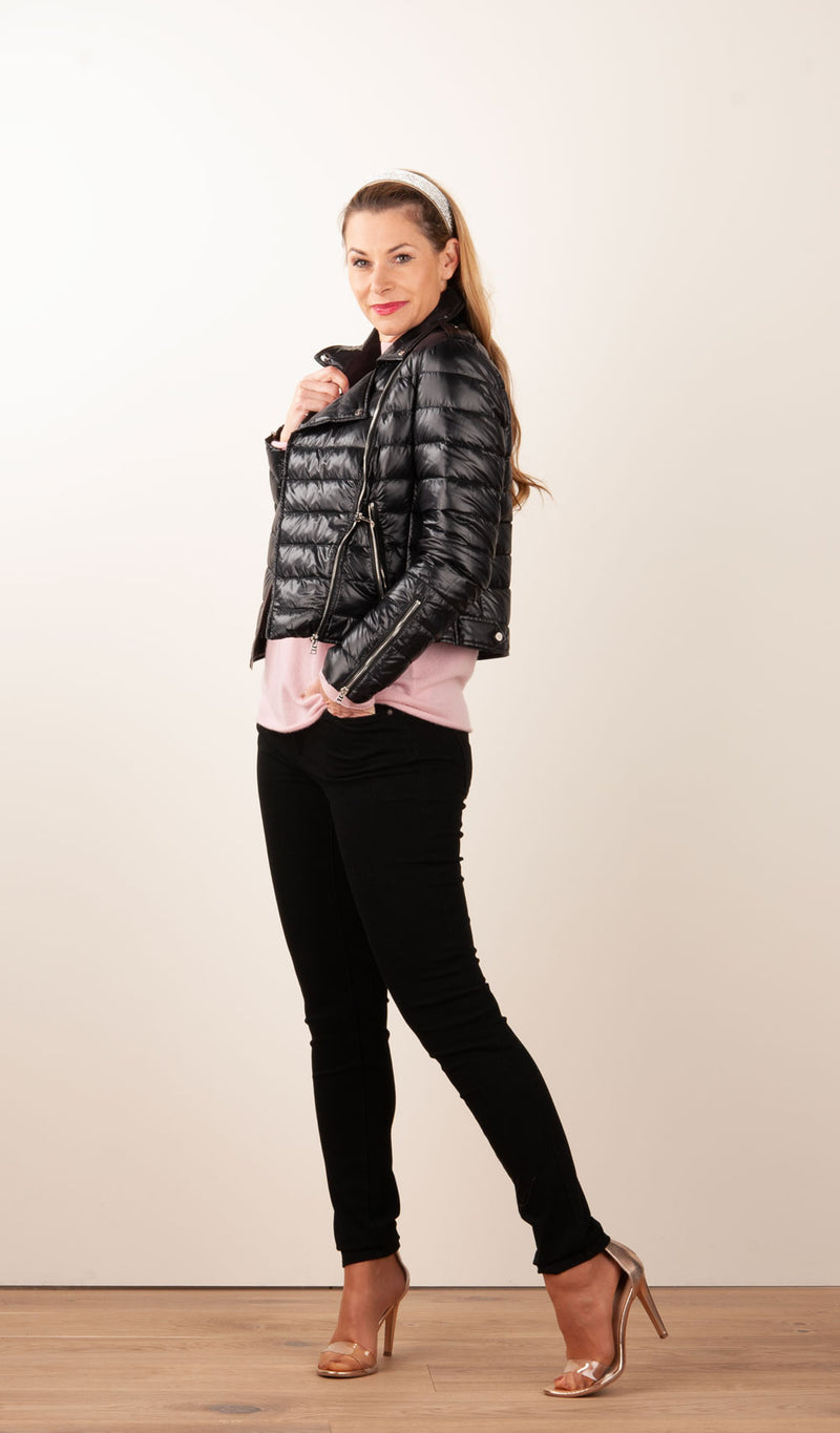 Leichte Daunenjacke Schwarz