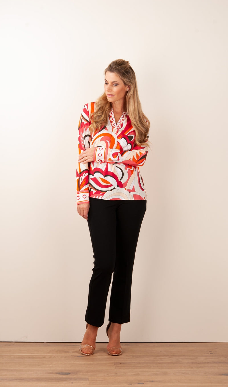 Seidenbluse Multicolor