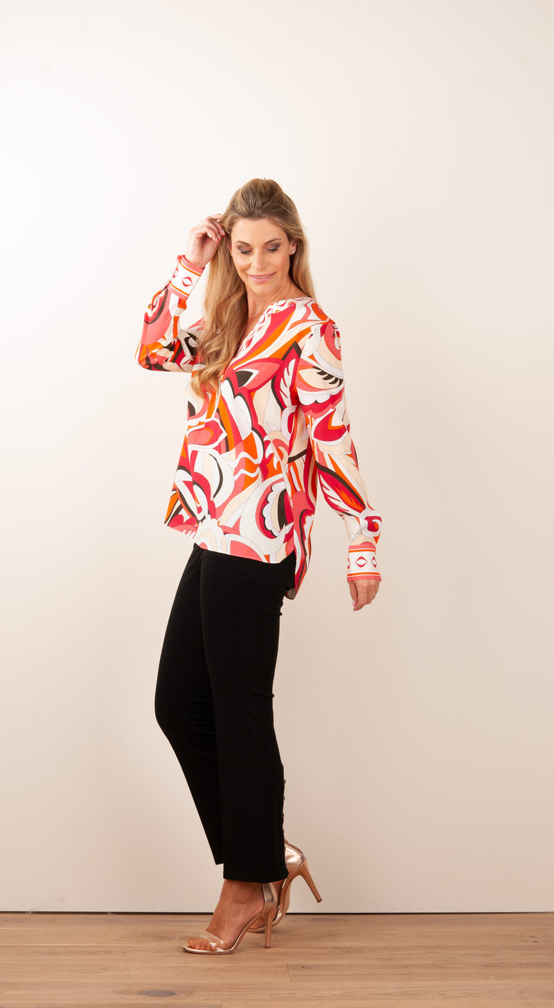Seidenbluse Multicolor
