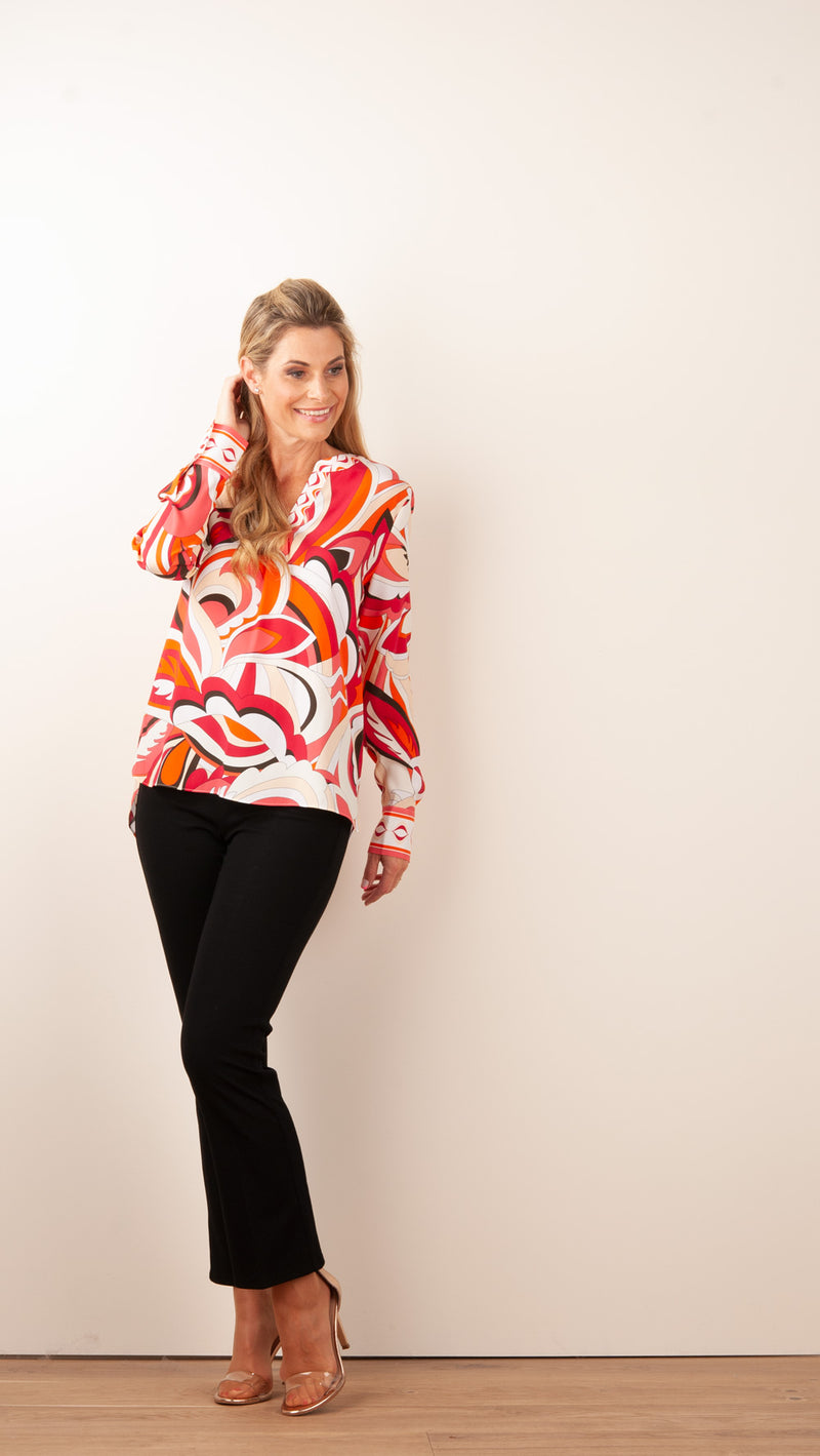 Seidenbluse Multicolor