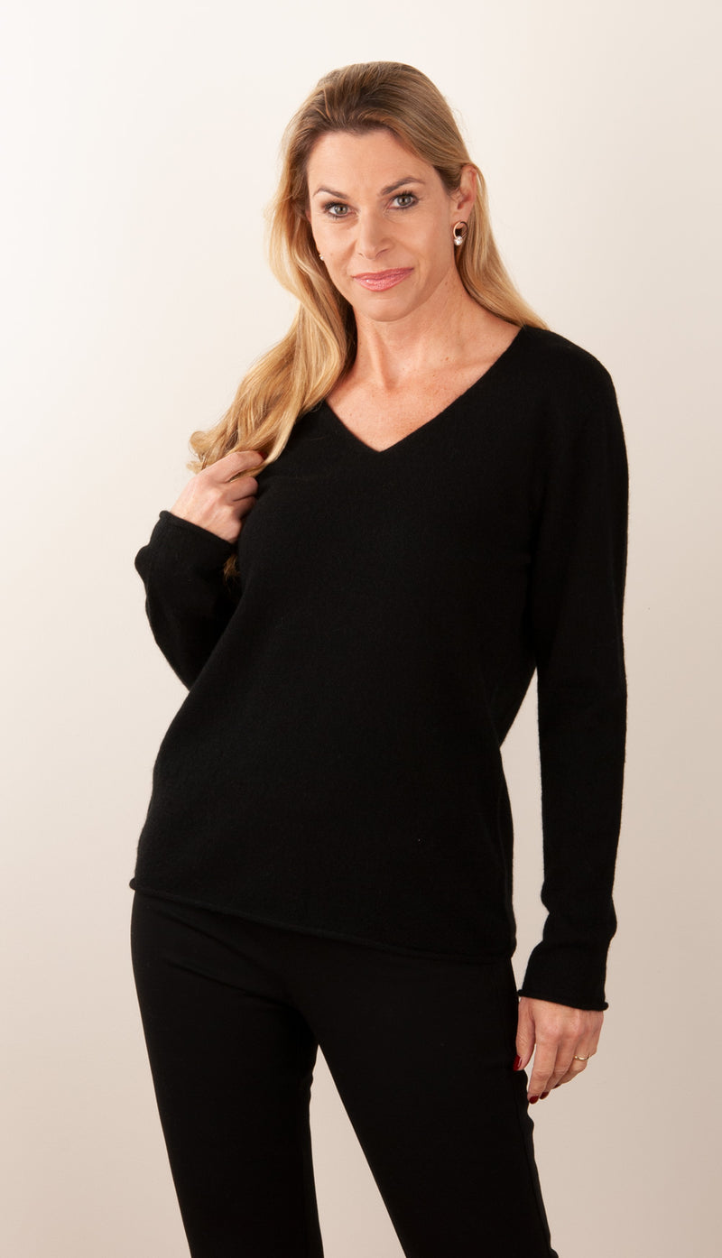 Kaschmir Pullover Schwarz