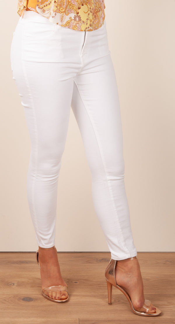 Jeans „Alana“ Weiß