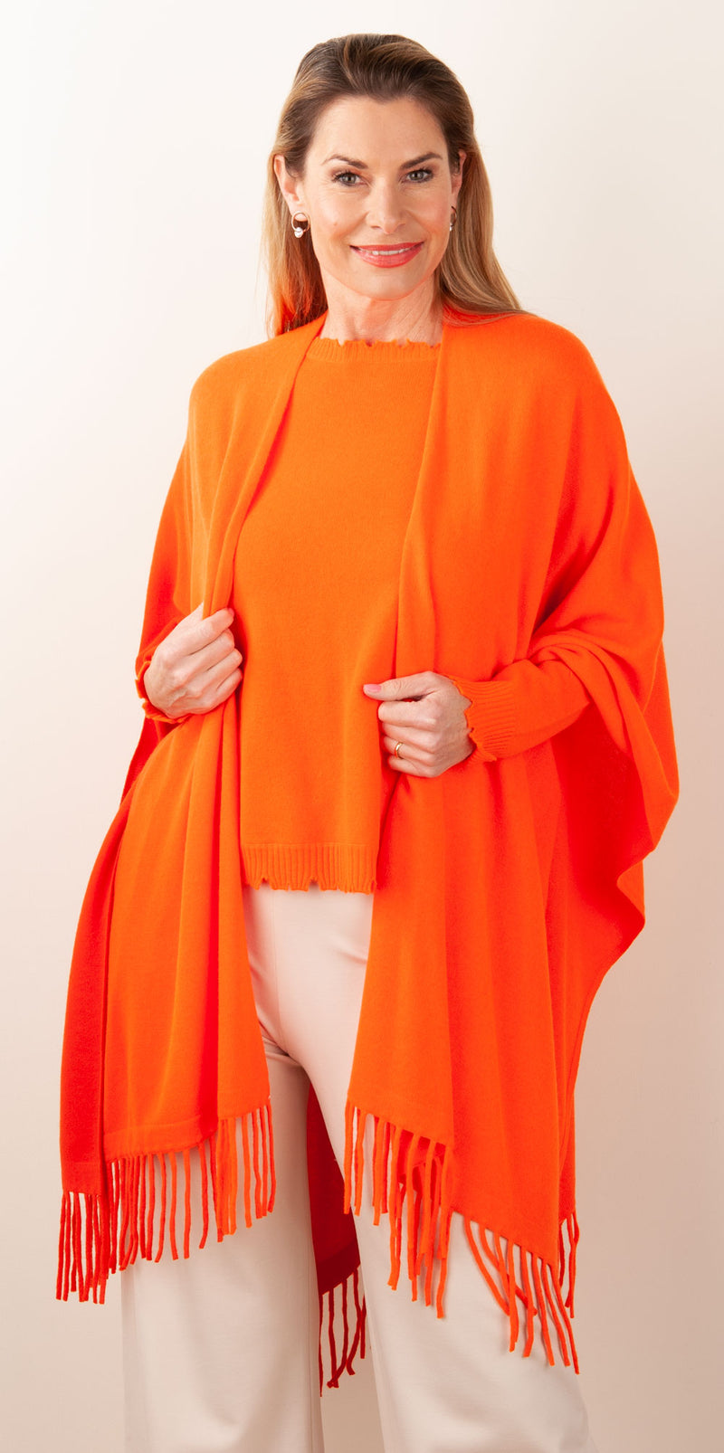 Kaschmir Tuch Orange