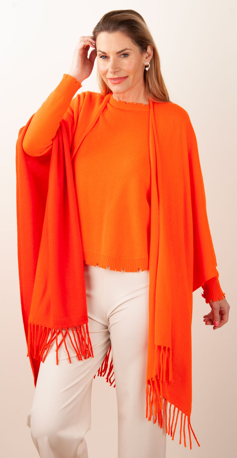Kaschmir Tuch Orange