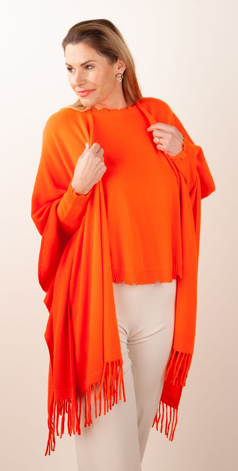 Kaschmir Tuch Orange