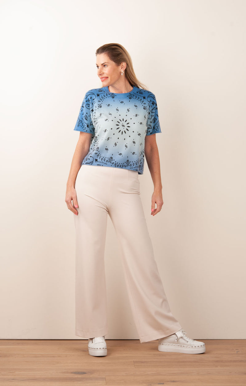 Kaschmir Pullover Blau | Multicolor