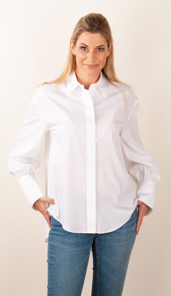 Bluse Weiß