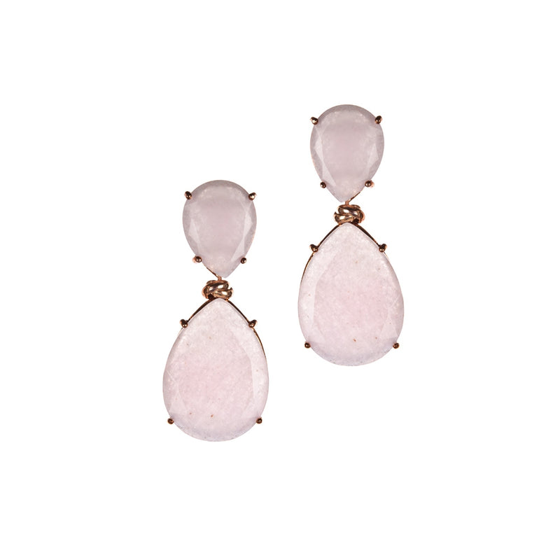 Lucie in the Sky Ohrstecker Rotgold | Rosa