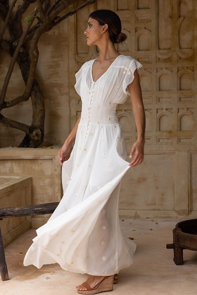 Kleid Creme