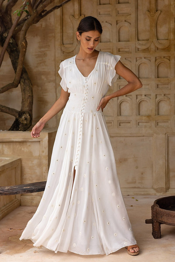 Kleid Creme