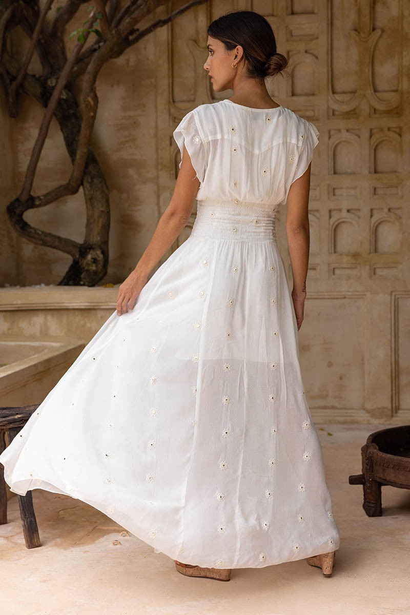 Kleid Creme