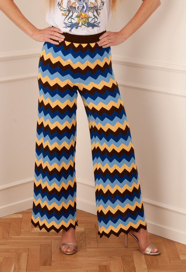 M Missoni - Hose „ZickZack“ Multicolor