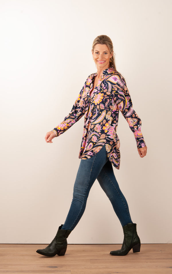 Bluse „Paisley“ Multicolor