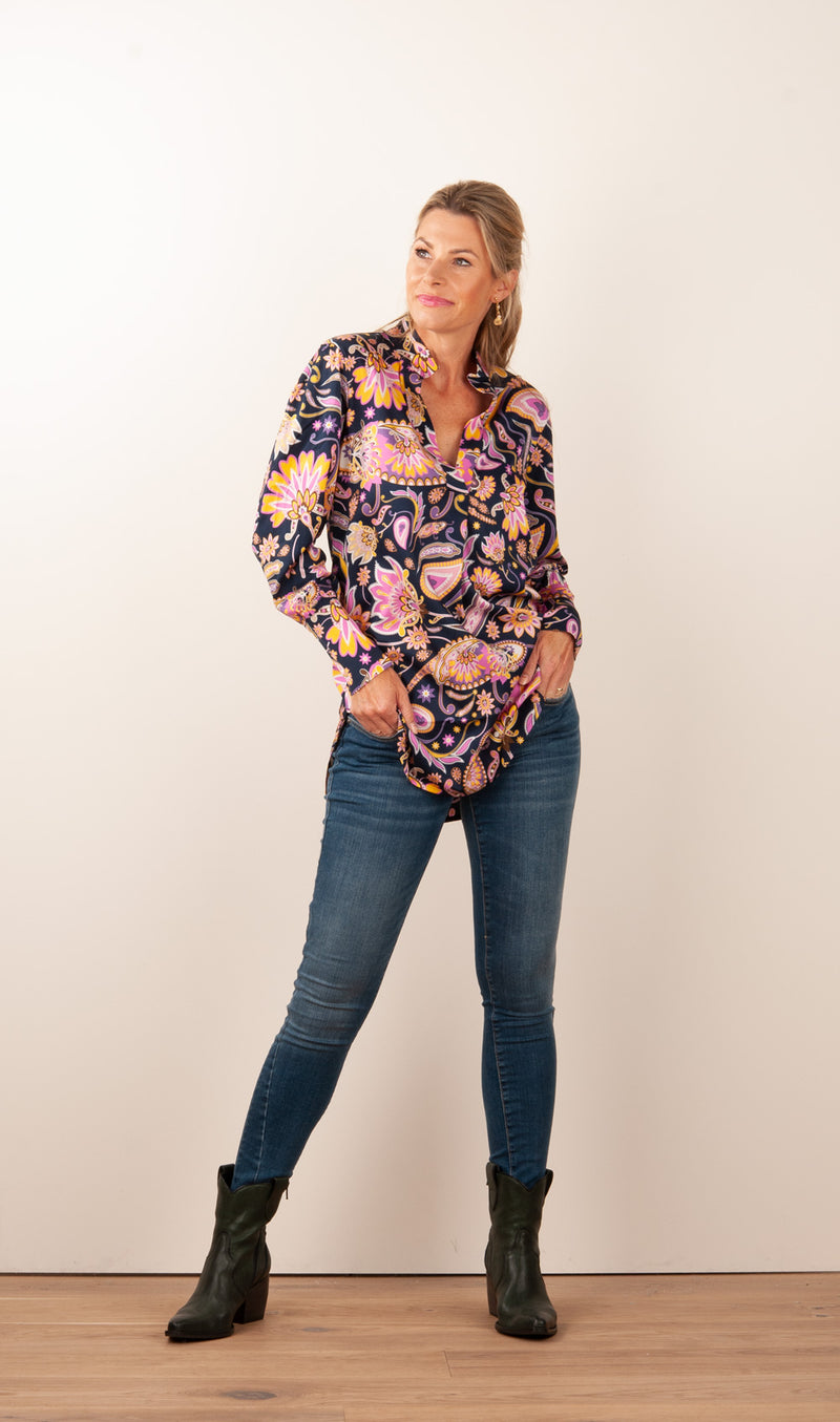 Bluse „Paisley“ Multicolor