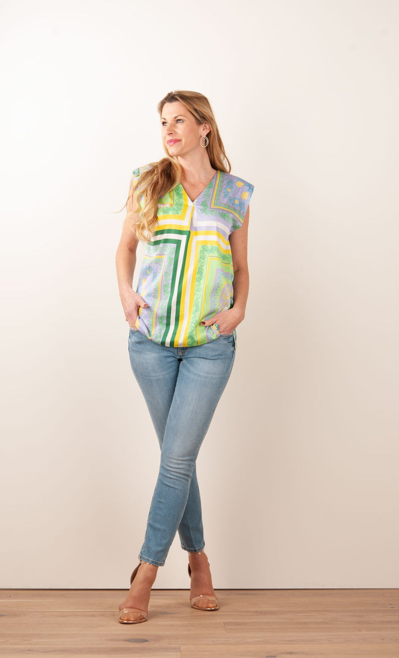Shirt „Namur“ Gelb | Multicolor - myElisa GmbH