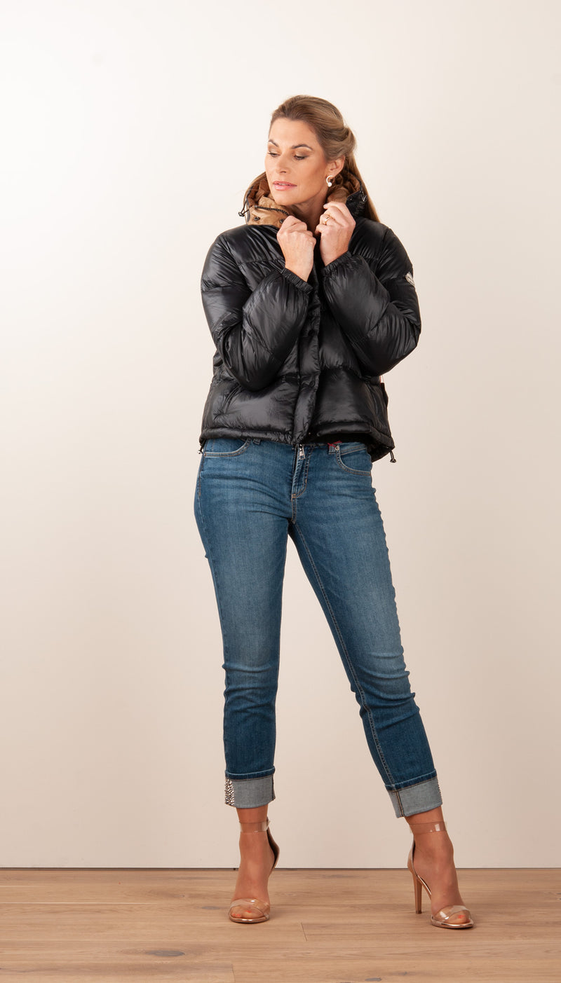 Jacke „Laura“ Schwarz | Camel