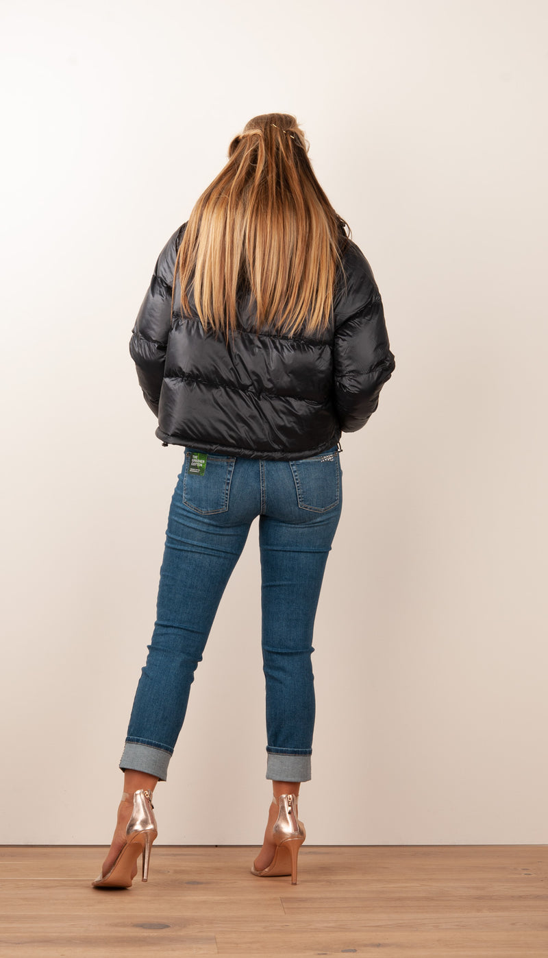 Jacke „Laura“ Schwarz | Camel