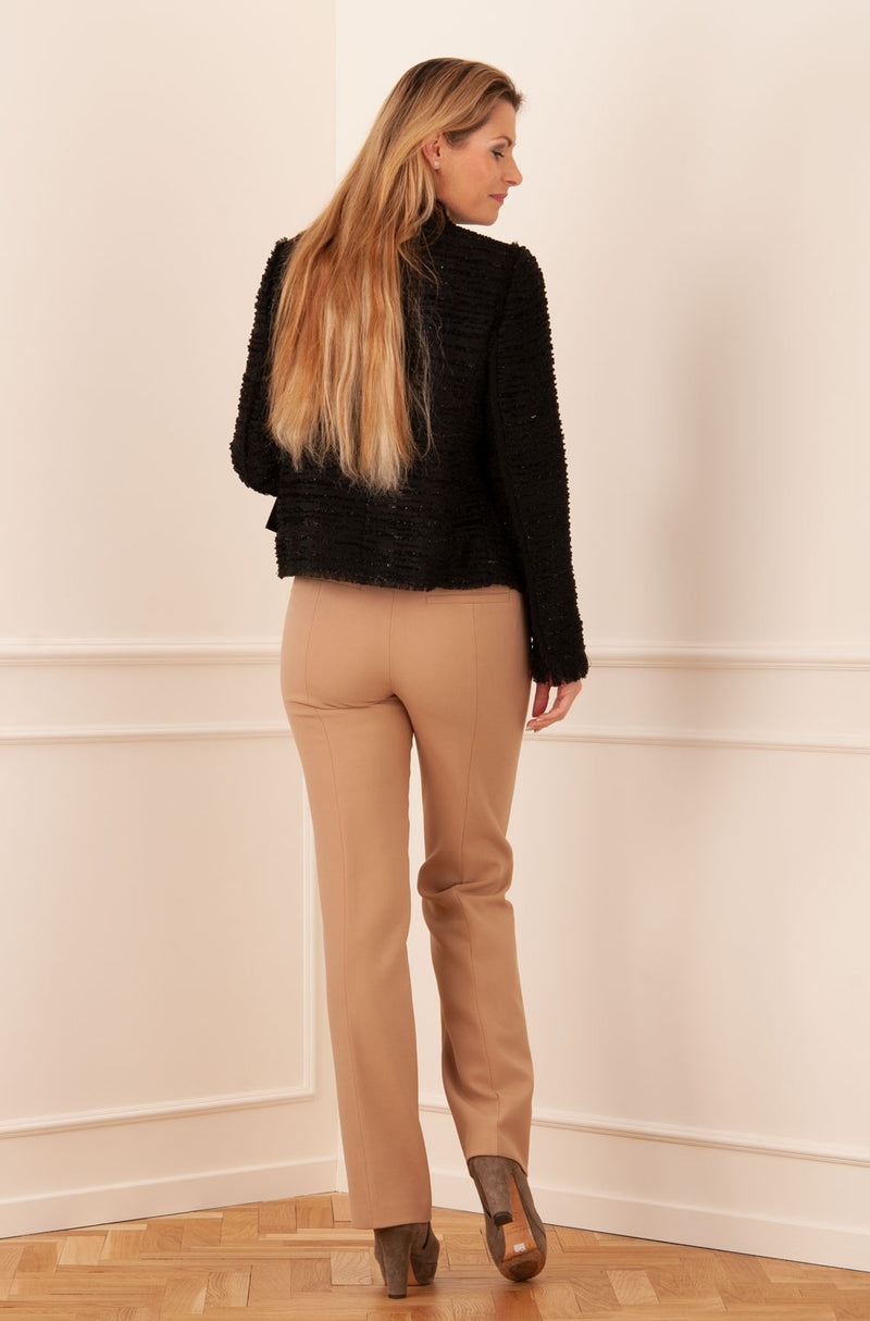 Bouclé Jacke Schwarz - myElisa GmbH