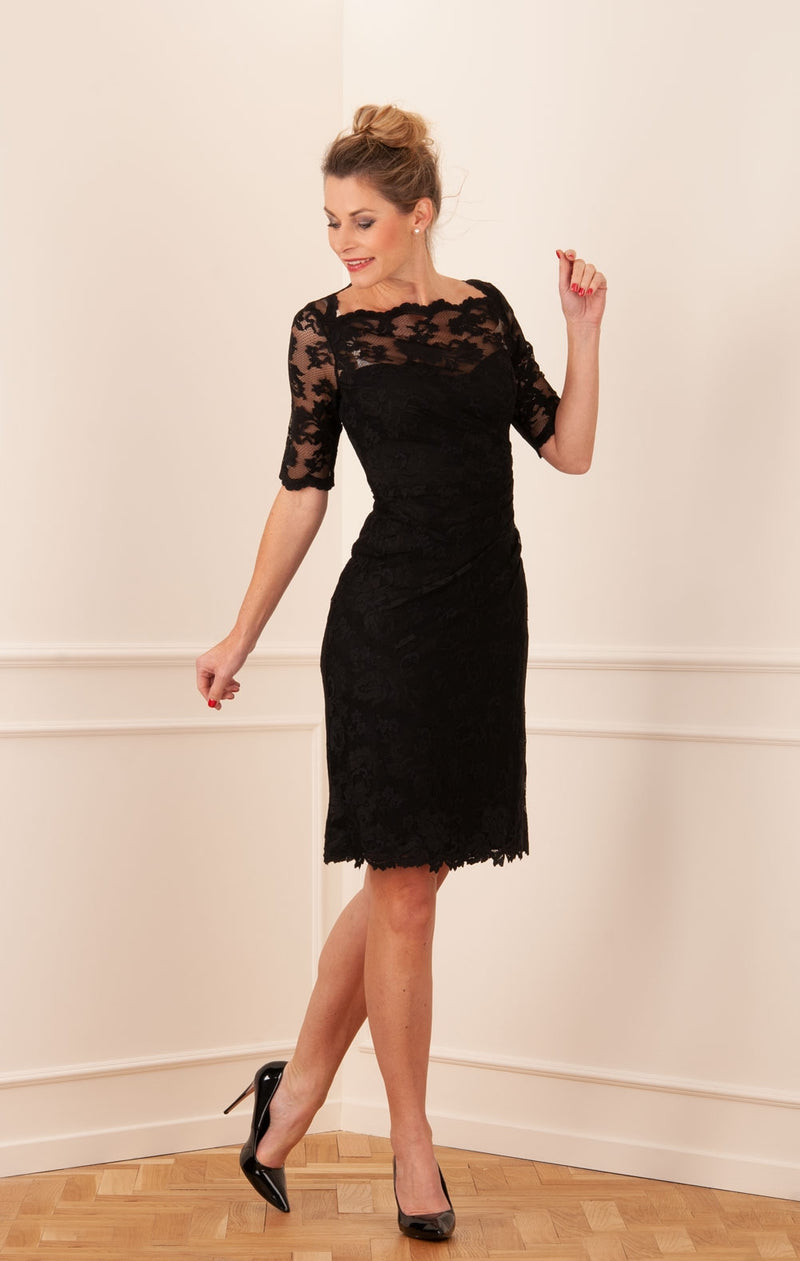 Spitzenkleid Schwarz - myElisa GmbH