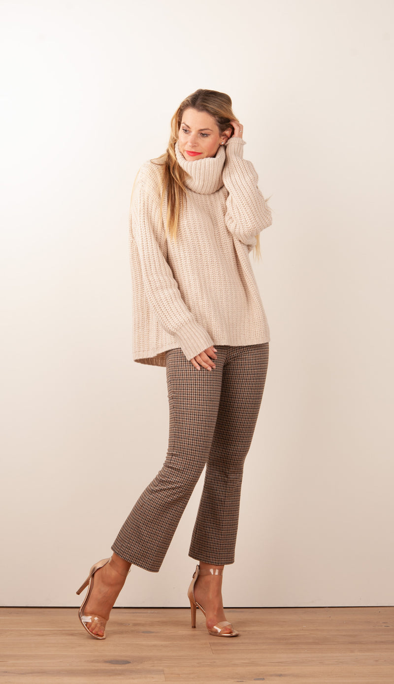Hose „Acerra“ Beige | Braun | Schwarz