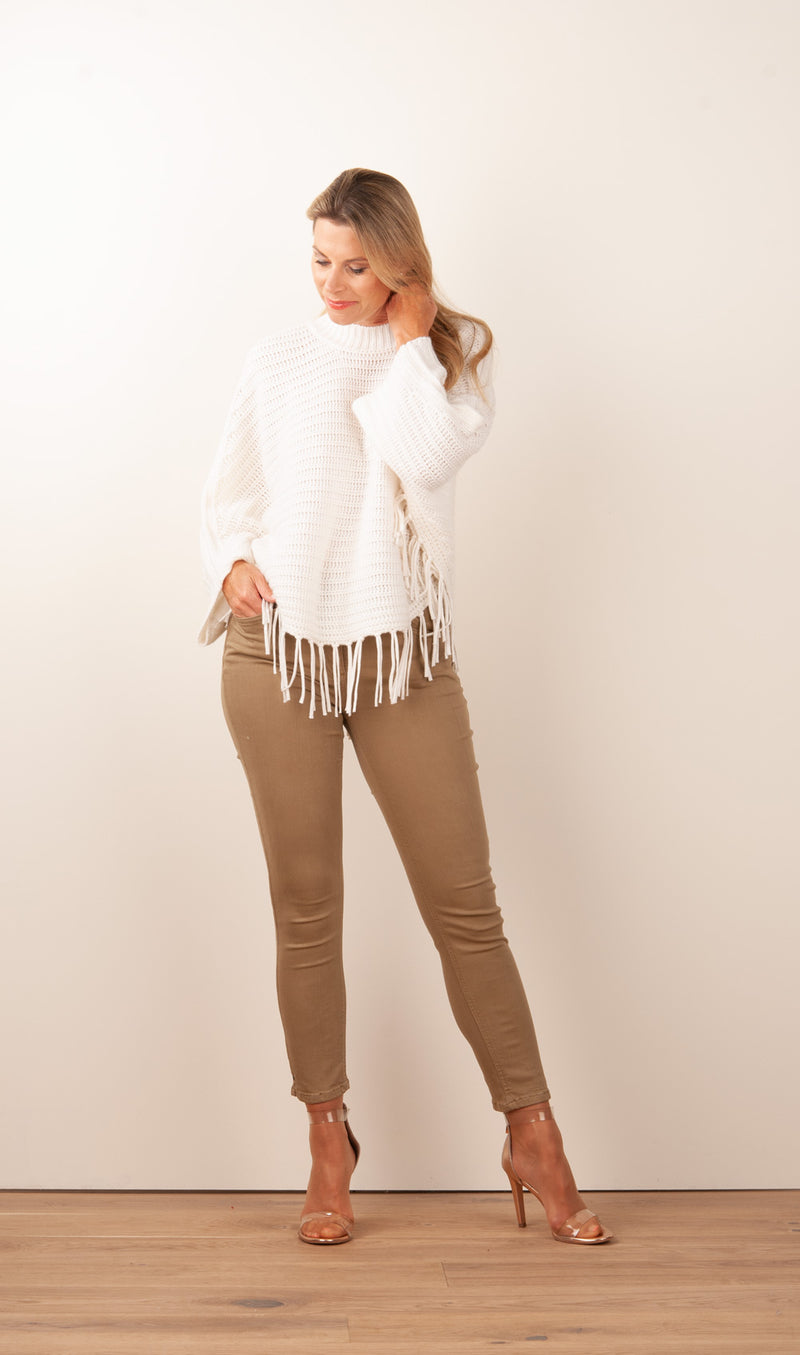 Jeans „Cinq“ Taupe