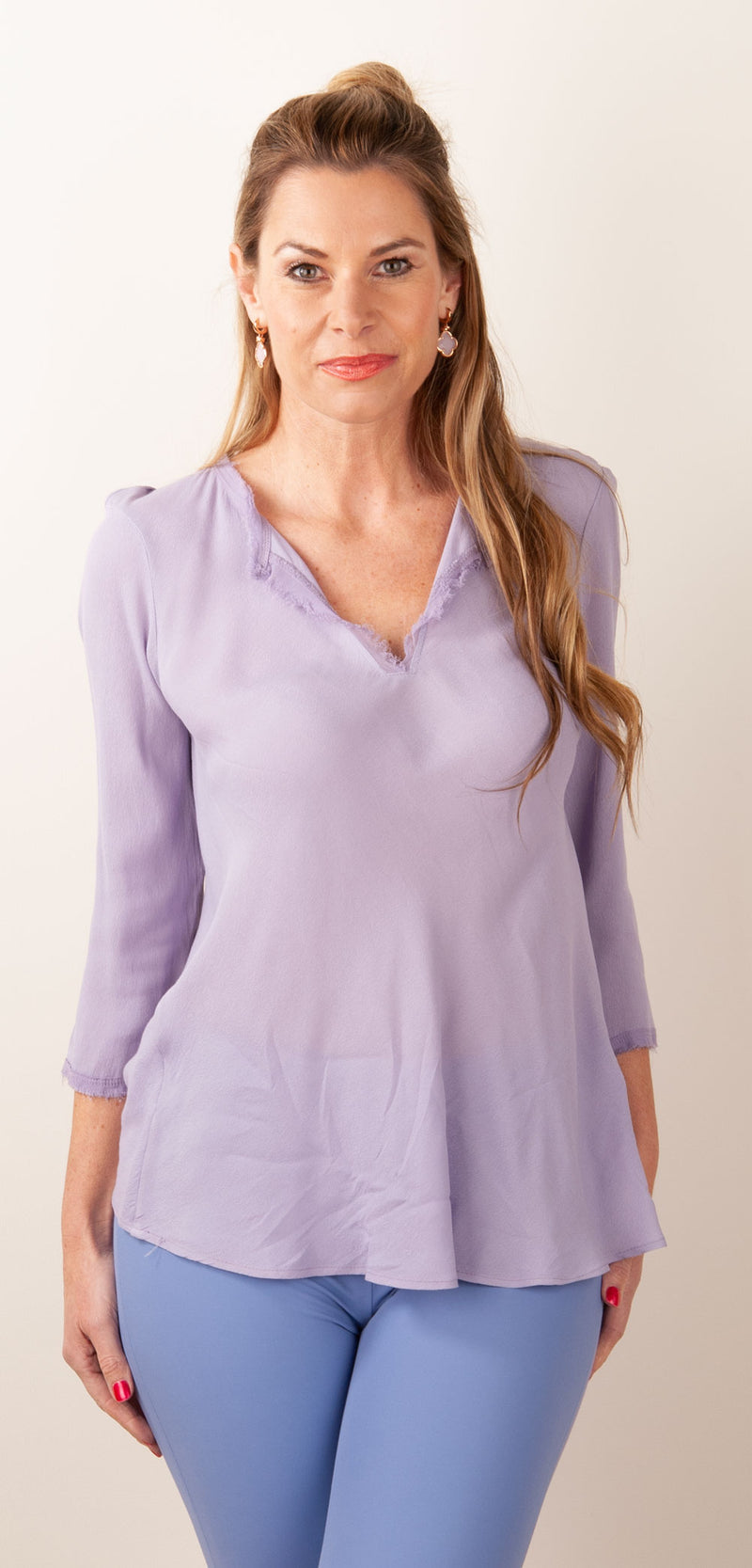 Bluse Flieder